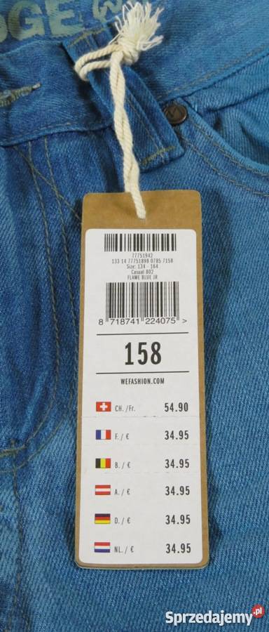 Spodnie długie chłopięce 158 Spodnie podkarpackie Nowy Żmigród sprzedam