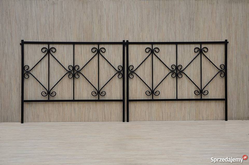 PŁOTEK metalowy ogrodowy palisada 100x80 obrzeże Kraków