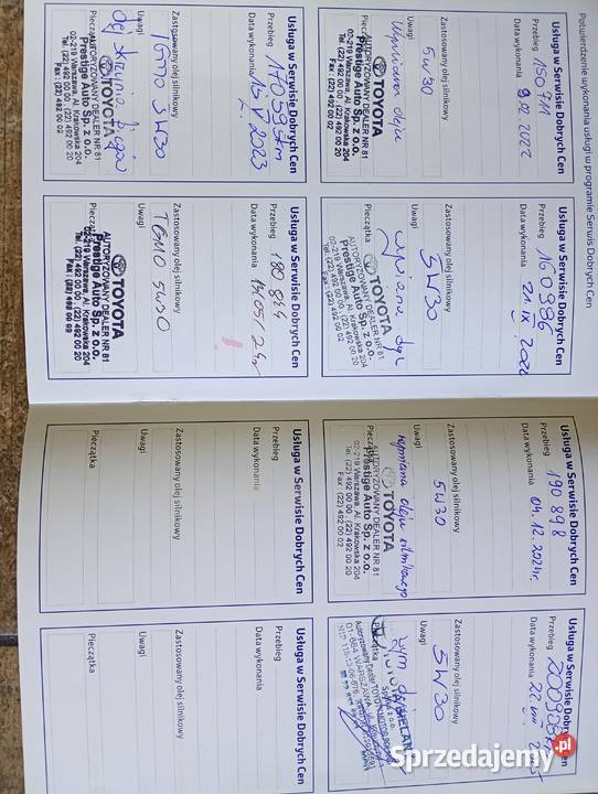 Sprzedam Toyota Corolla mazowieckie Piastów