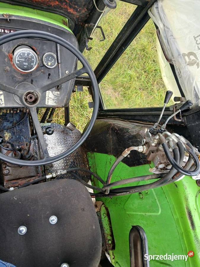Deutz 5206 z turem ładowaczem Chybice