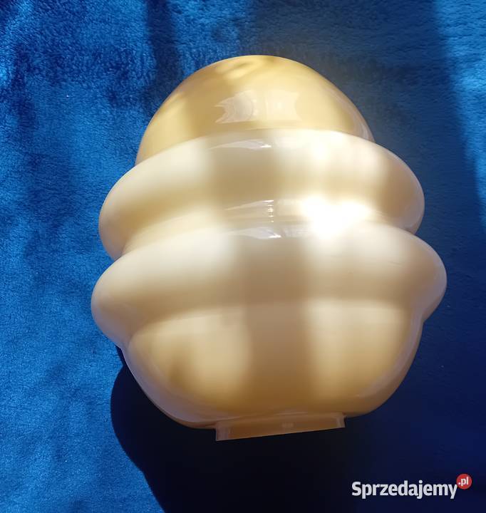 Klosz do lampy art deco szkło warstwowe Pierwsza Koźminek sprzedam