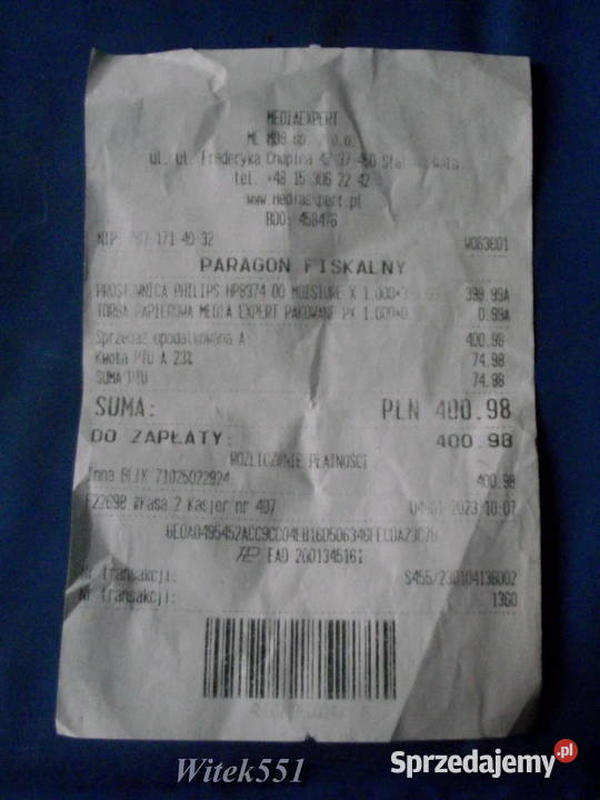 PROSTOWNICA DO WŁOSÓW PHILIPS HP837400 MOISTURE