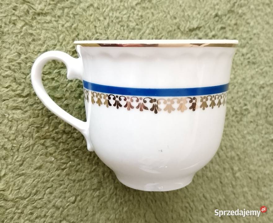 Para filiżanek ze spodeczkami Bogucice Wera Porcelana i szkło Katowice