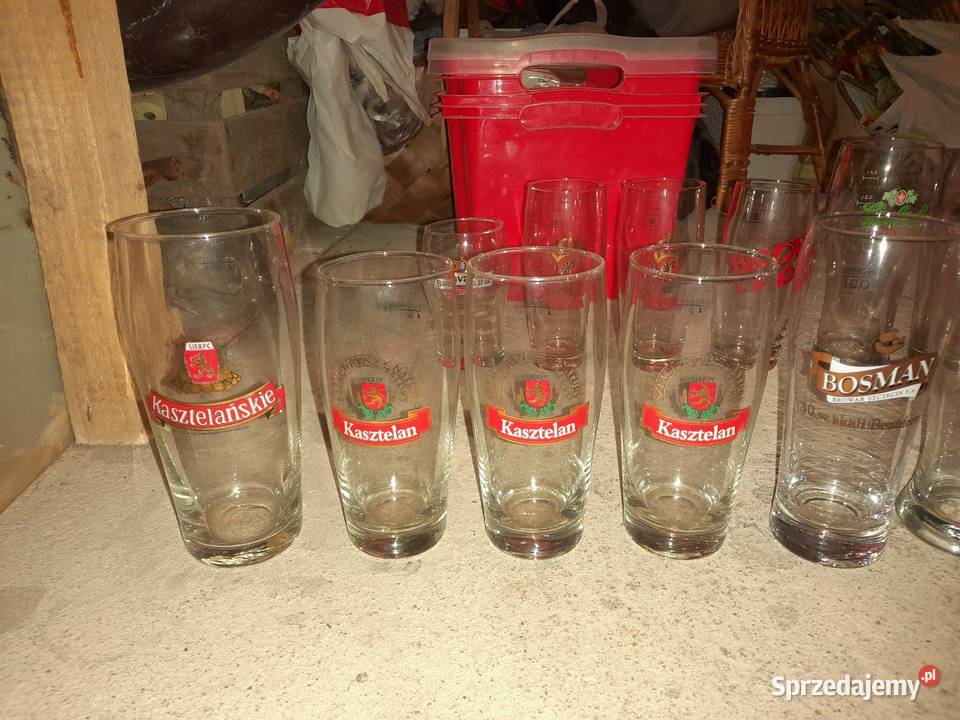 szklanki kufle do piwa kasztelan special brok
