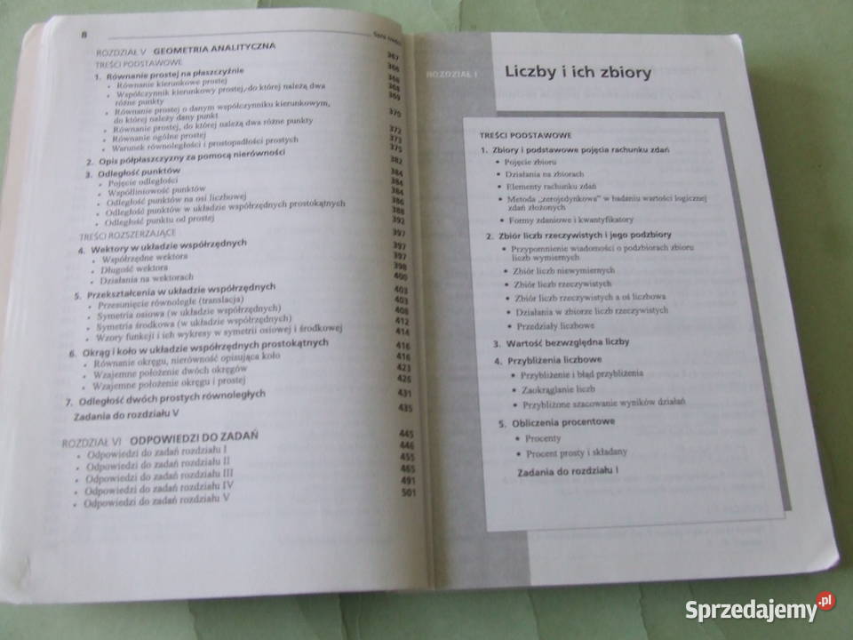Matematyka klasy I liceum i technikum Kalina Podręczniki