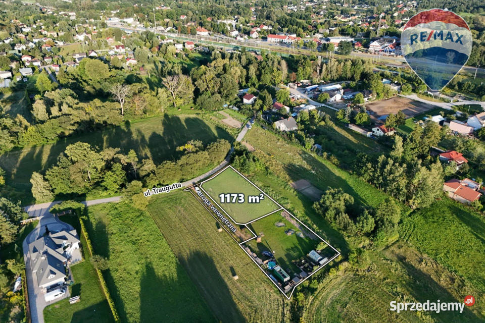 Działka budowlana 1173 m z warunkami zabudowy Sprzedaż Jaktorów sprzedam