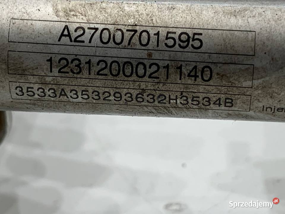 LISTWA WTRYSKOWA Z WTRYSKAMI MERCEDES W176 osobowe podkarpackie