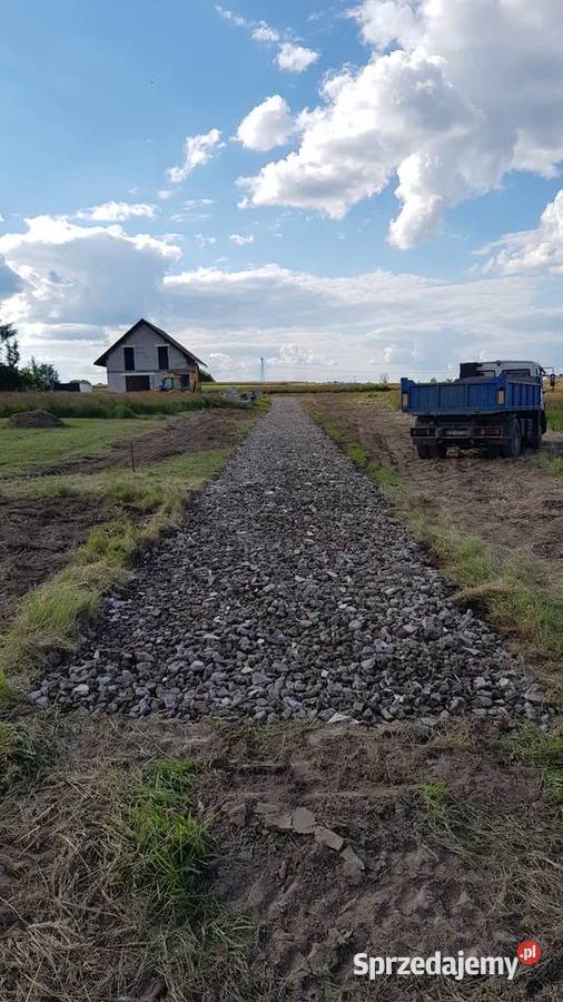 Żużel na drogę[haś arsza szlaka kruszywo kamień kliniec] transport