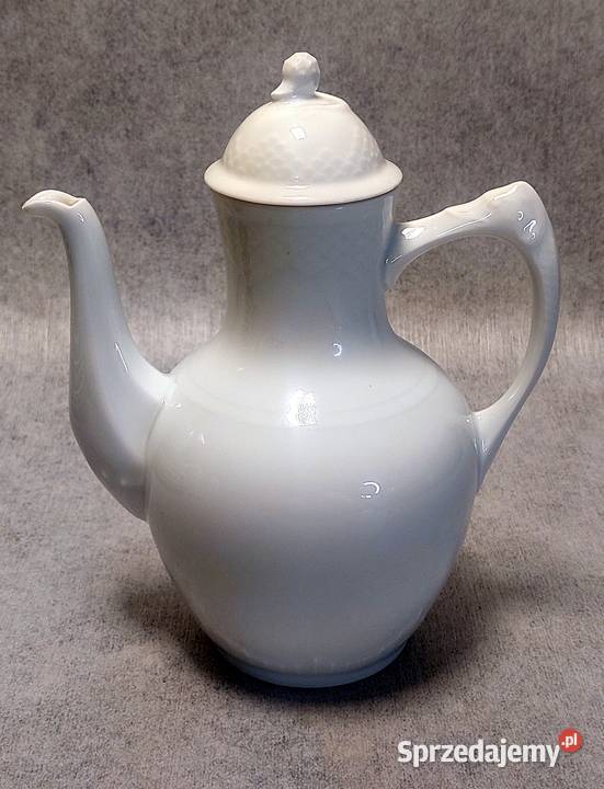 Royal Copenhagen Dzbanek Piękna Biała porcelana Luboń