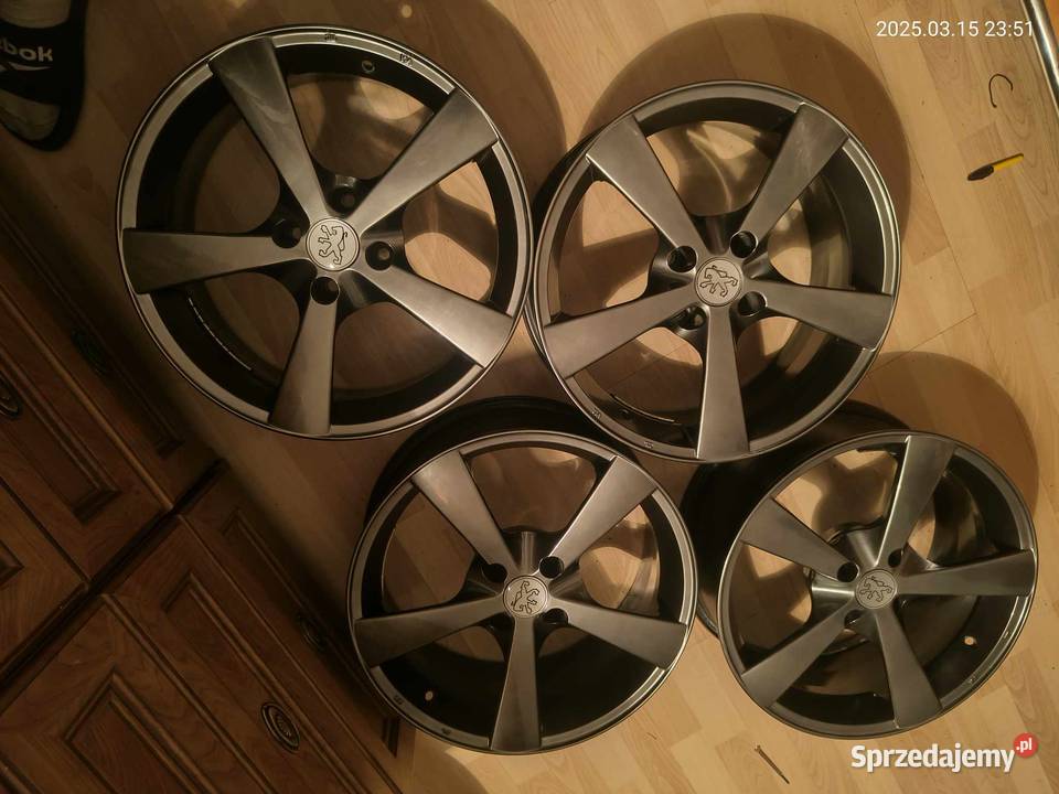 Sprzedam felgi 4x108 17 Peugeot Zamość sprzedam