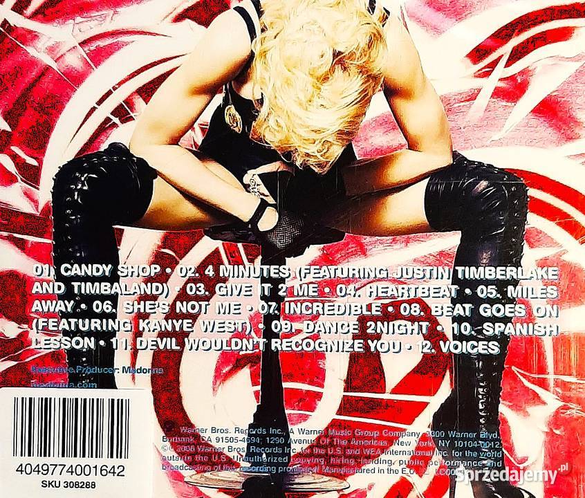 CD Nowa Album CD MADONNA Album Hard Candy CD CD Warszawa sprzedam