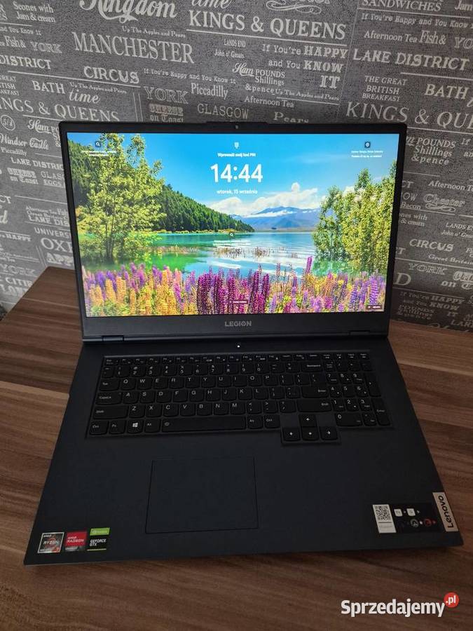 Lenovo Legion 5 17 Ryzen 7 5800H 32GB GTX1650 Ruda Śląska