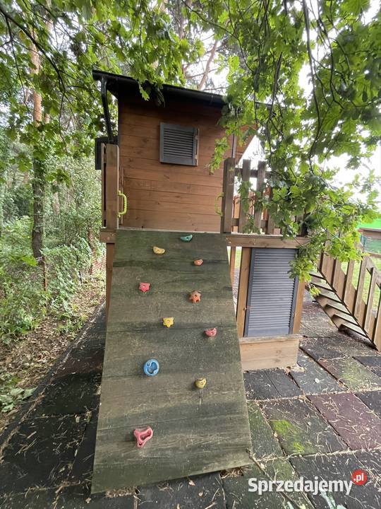 Domek dzieci gril węglowy trampolina akcesoria Warszawa sprzedam