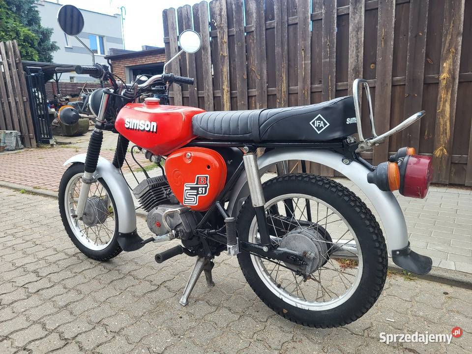 Simson s 51 motorower Mogilno