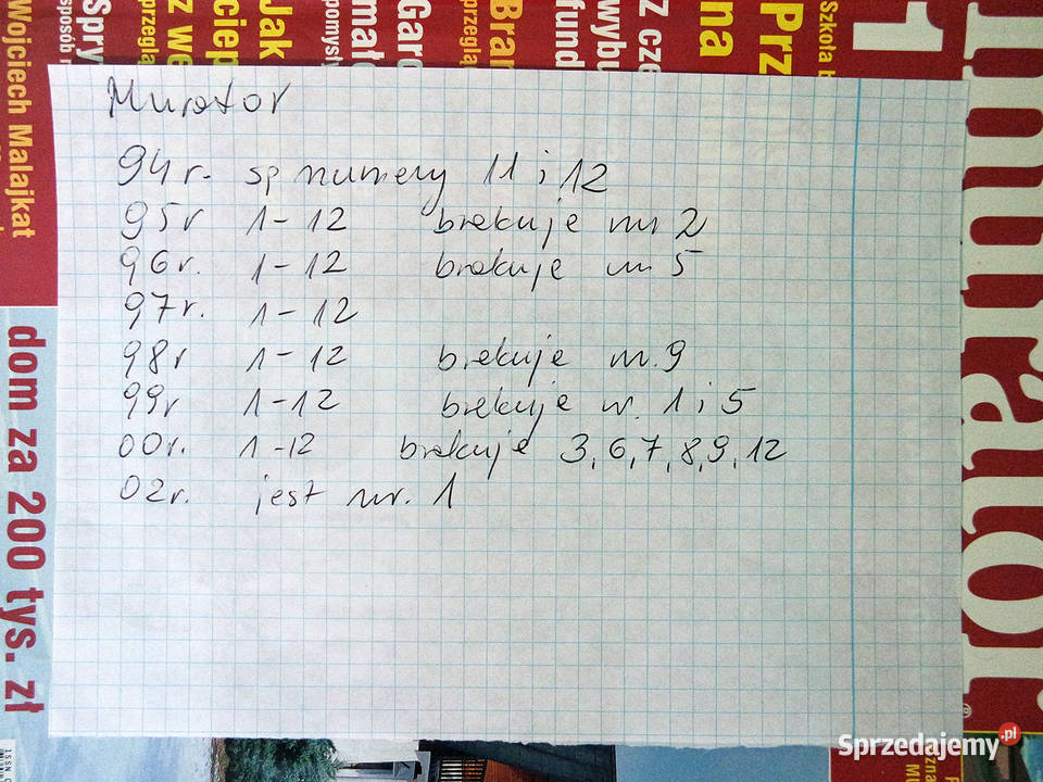 Czasopismo Murator miesięcznik archiwum kolekcja Czasopisma śląskie Boguszyce
