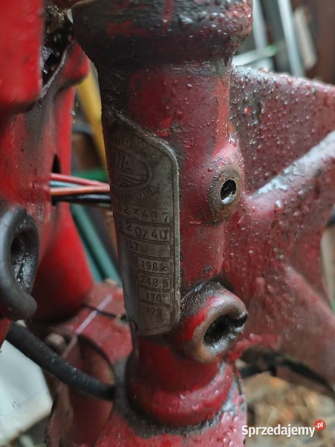 Rama kmpl Jawa 250350 z roku 1962 śląskie Bielsko-Biała