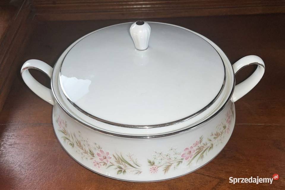 Noritake Japonia Waza z kwiatkami Malowana Gdańsk