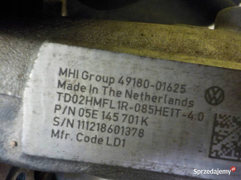 A3 8V GOLF IBIZA OCTAVIA 15 TFSI 18r DAD turbina