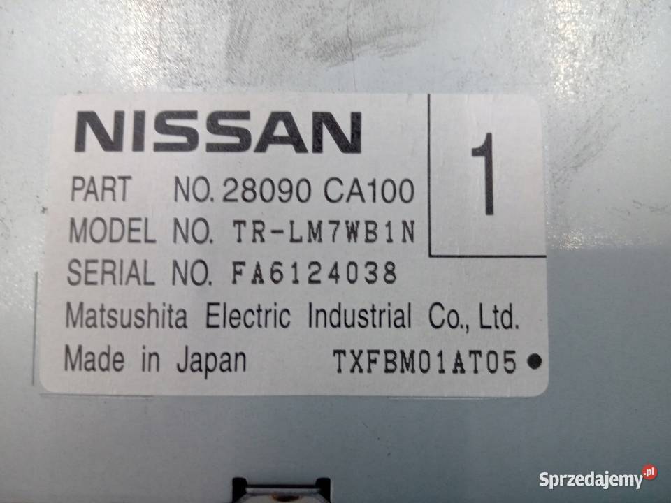 WYŚWIETLACZ INFINITI FX35 FX45 0308 NISSAN wielkopolskie Nowy Tomyśl sprzedam