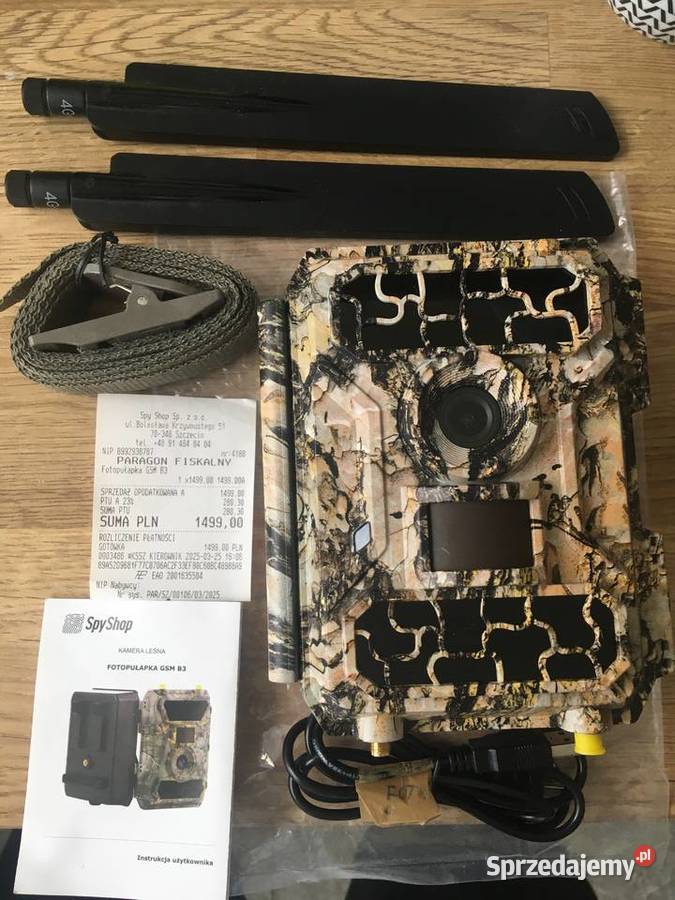 Fotopułapka B3 z modułem GSM Full HD i Szczecin