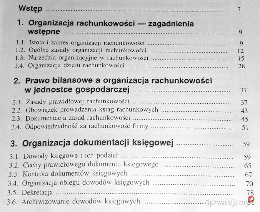 Organizacja rachunkowości w przedsiębiorstwie miękka Chełm