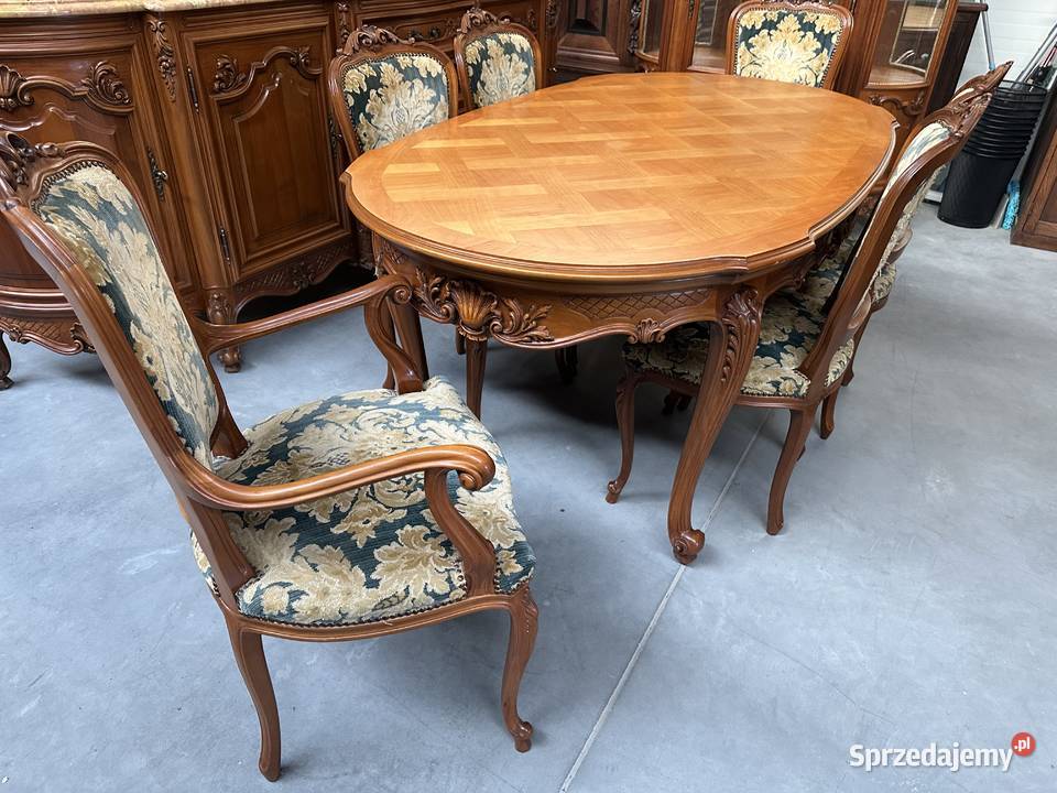 Piękna rzeźbiona ludwikowska jadalnia komoda Sławoszewek sprzedam