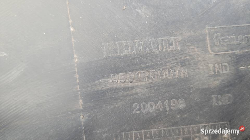 NAROŻNIK ZDERZAKA LEWY TYŁ PDC RENAULT SCENIC Ruda Śląska sprzedam