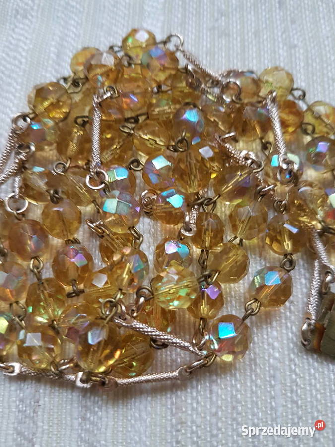 Piękne stare korale Jablonex Trzebinia