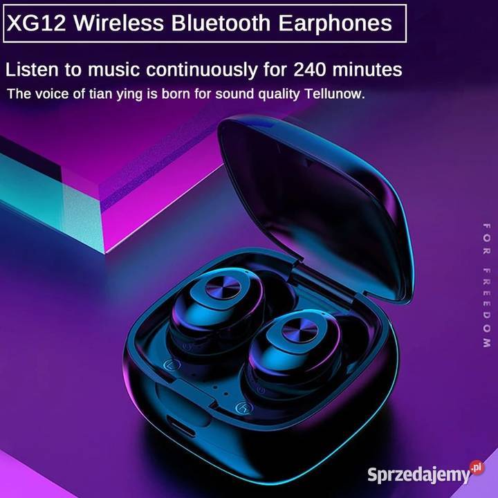 XG12 TWS nowe słuchawki bezprzewodowe bluetooth Warszawa