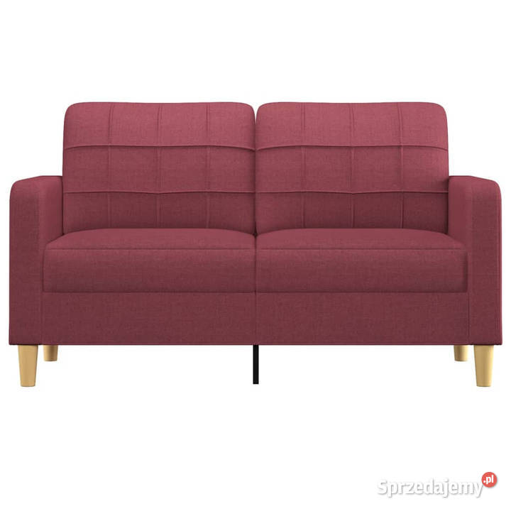 Sofa 2osobowa winna czerwień 140 tapicerowana Warszawa