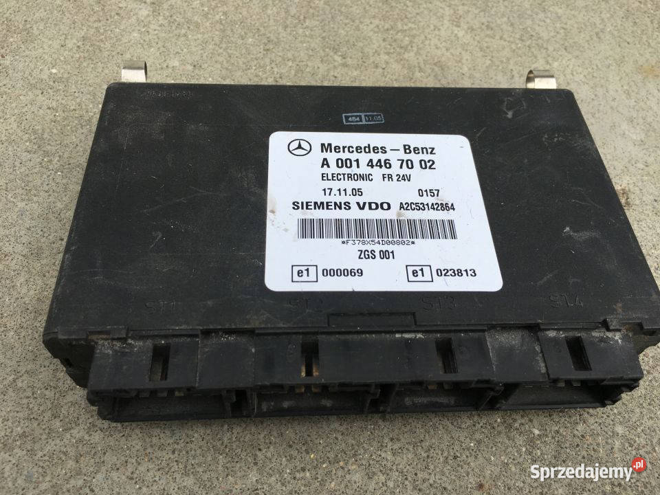 Sterownik VDO Actros 0014467002 A2C53142864 ciężarowe Części samochodowe Maszewo sprzedam