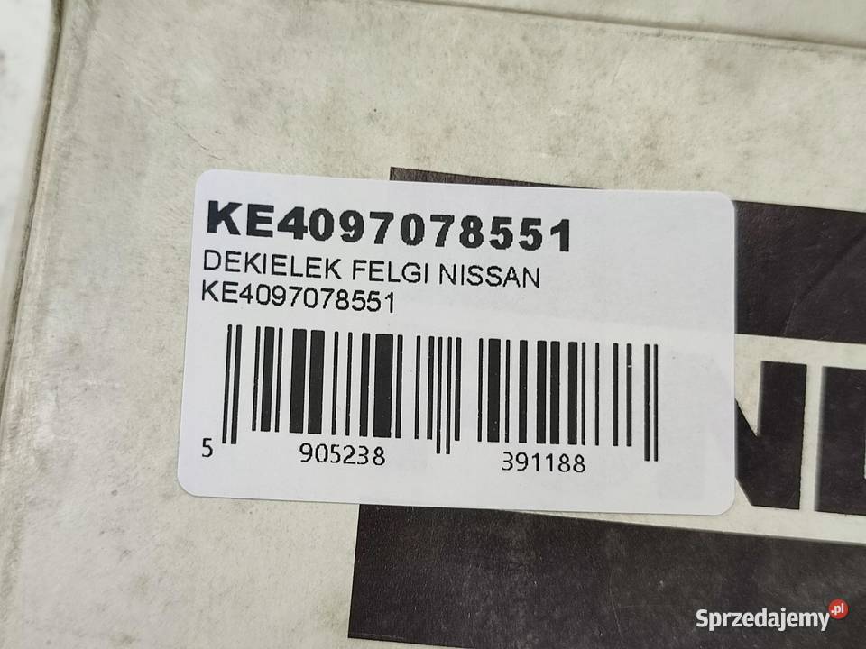 DEKIELEK FELGI 170mm NISSAN NOWY FONDMETAL sprzedam