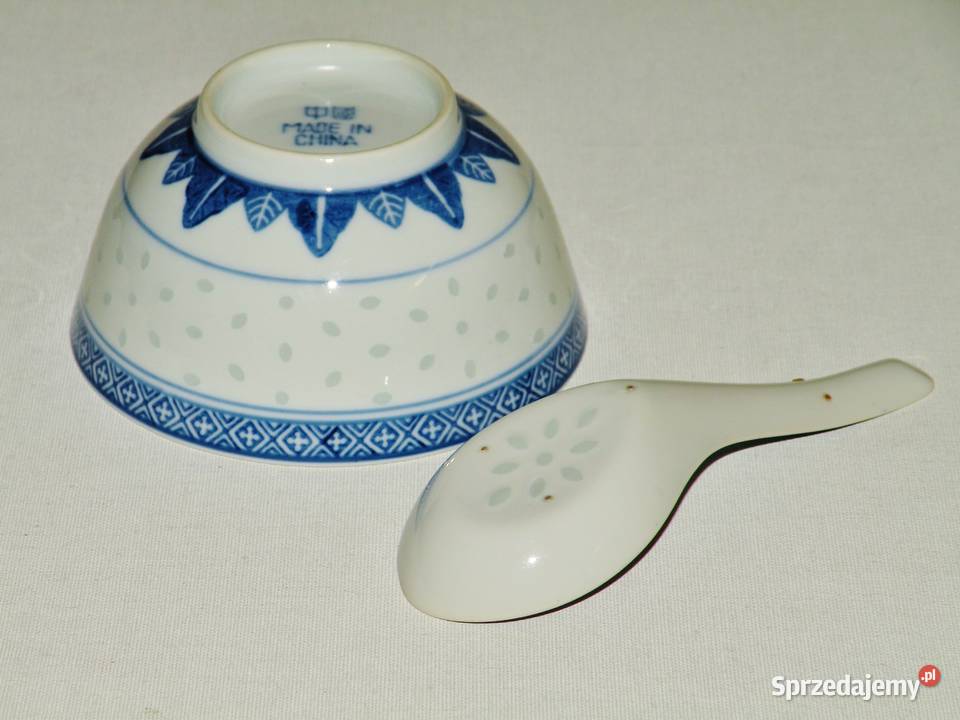 Miseczka z chochelką z porcelany chińskiej kujawsko-pomorskie Bydgoszcz sprzedam