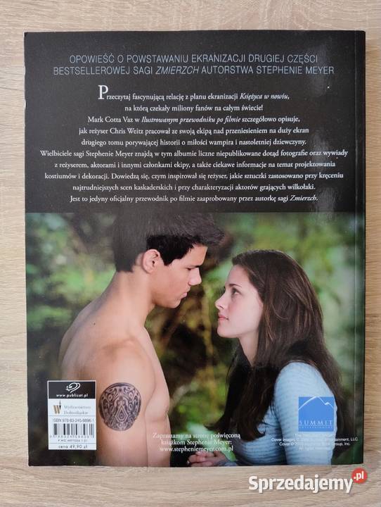 Saga ZmierzchKsiężyc w nowiu ilustr przewodnik miękka Książki i Podręczniki wielkopolskie