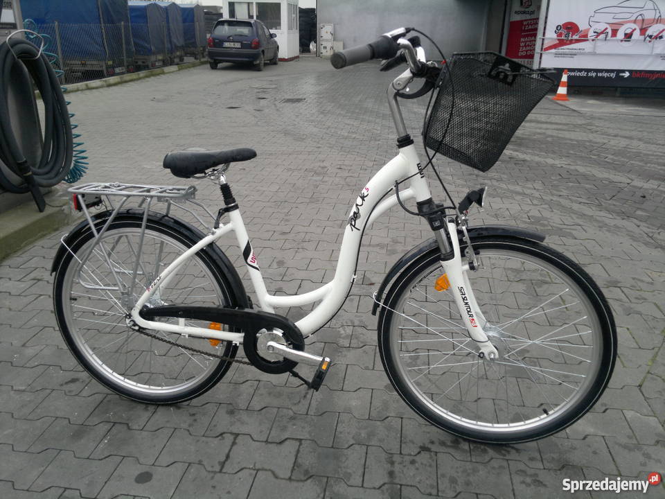 Rower Damski 26 BEST UP 7 Biały Miejskie Inowrocław