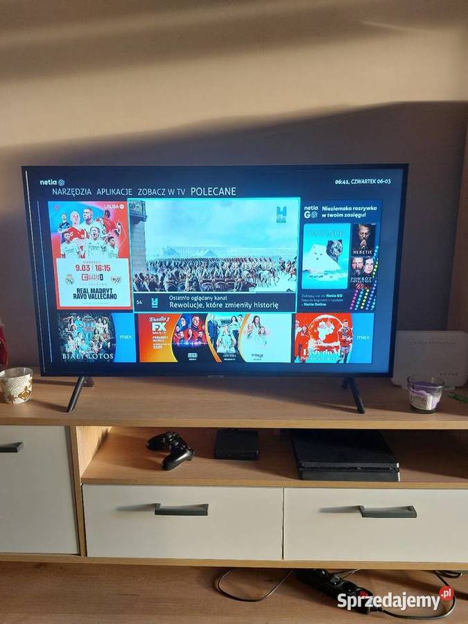 Telewizor samsung 43 cale smart tv 4k ultra HD Łęczna sprzedam