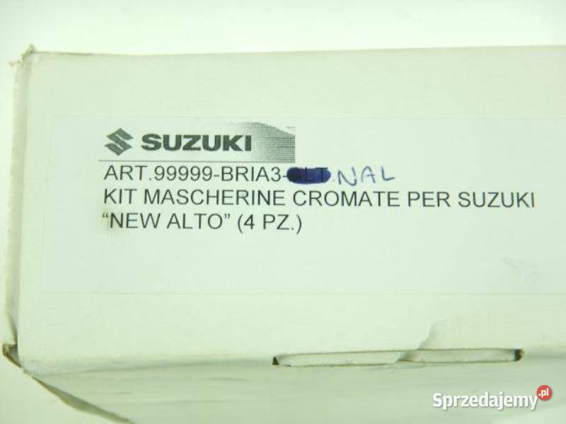 LISTWA LISTWY MASKI SUZUKI ALTO ORYGINAŁ zASO osobowe