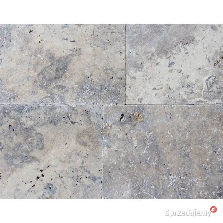 Płytki Trawertyn Silver Ash bębnowany 61x406x12 Gdynia