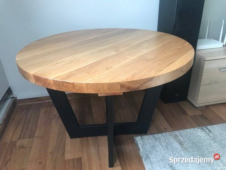 Stolik kawowy dębowy loft 81 Żywiec