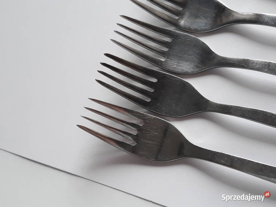 Widelce obiadowe 1 KONWALIE Gerlach sztućce PRL Dąbrowa Górnicza