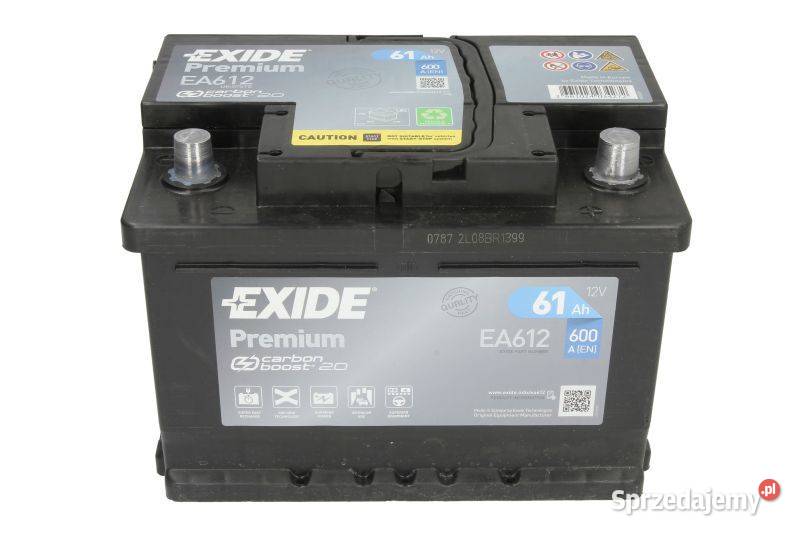 Akumulator Exide Premium 61Ah 600A EA612 Warszawa