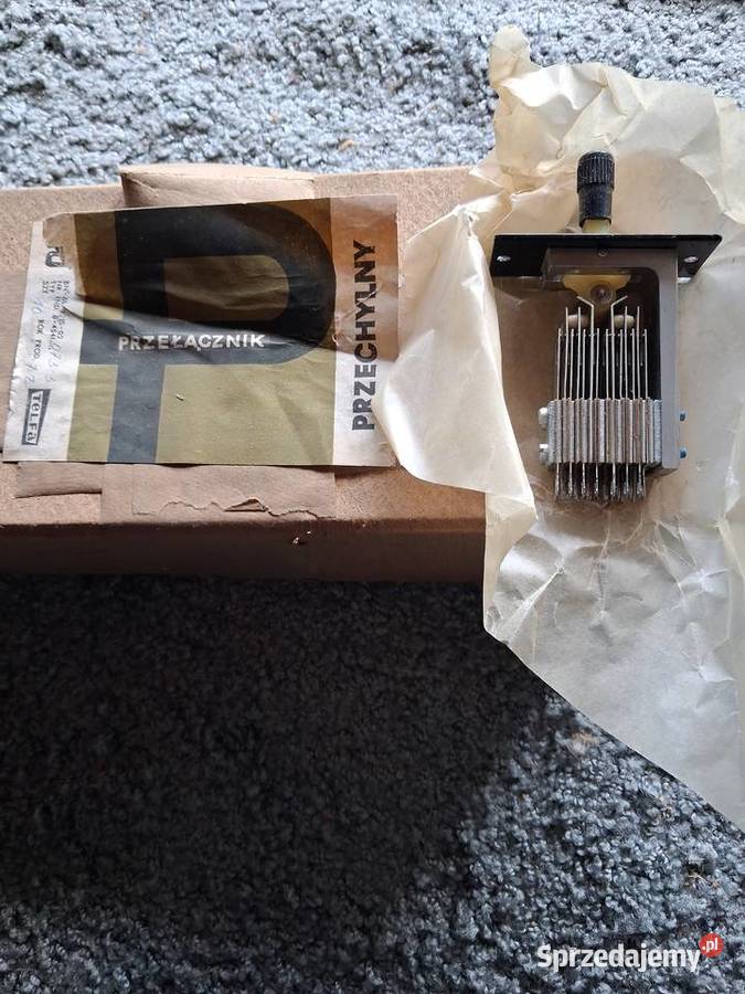 Telfa wlacznik przelacznik prl nieuzywany Poraj