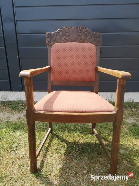 Stary drewniany fotel Aleksandrów Łódzki sprzedam