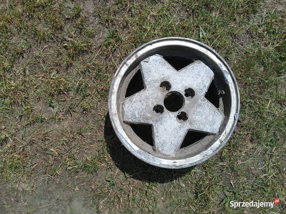 Felgi aluminiowe 4 sztuki Polonez Fiat 125p Motoryzacja Sieniawa