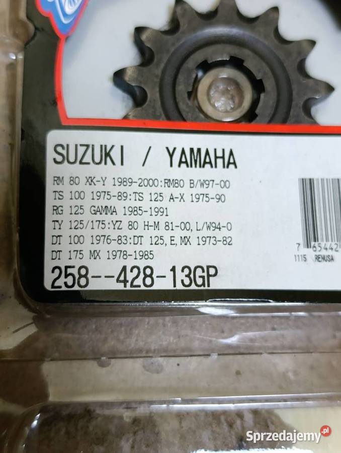 Zębatka Renthal 25842813GP Suzuki Yamaha RM TS
