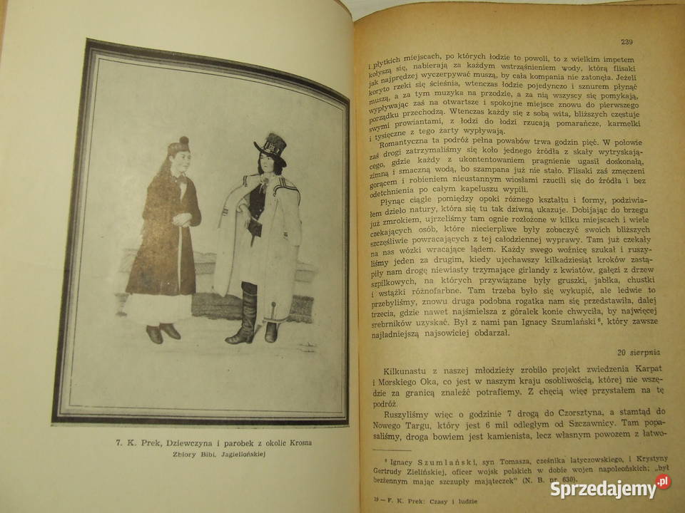 Czasy i ludzie Ksawery Prek stara książka Antykwariat Czeladź