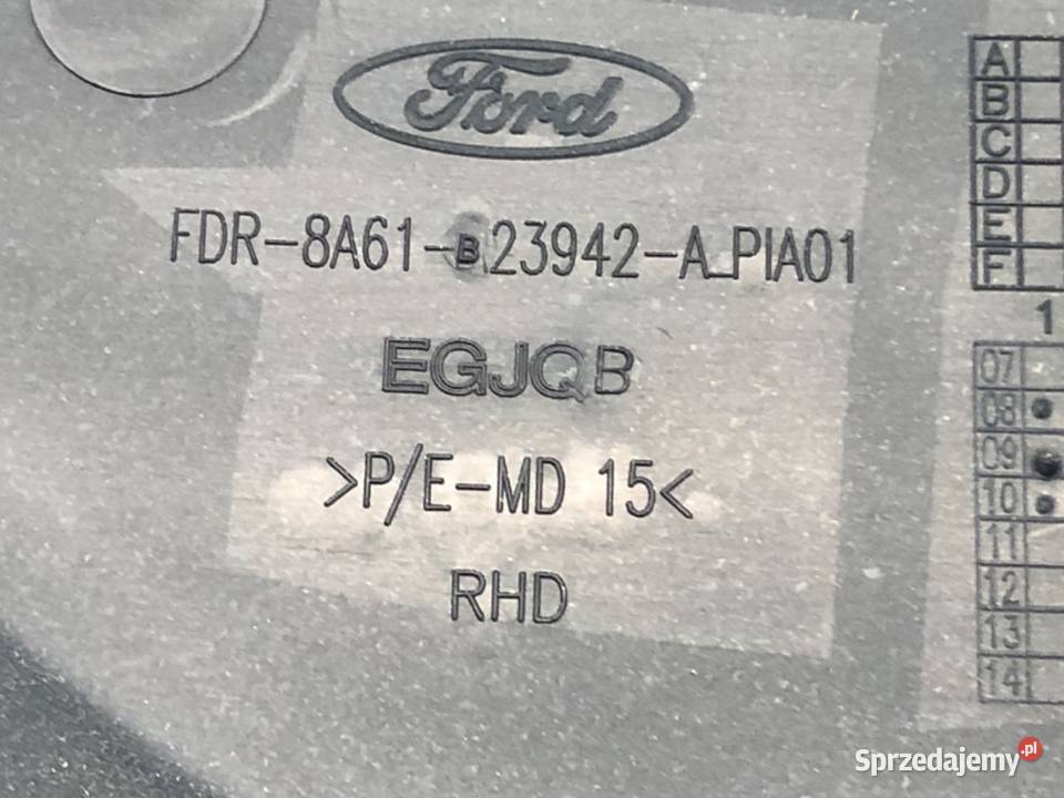 BOCZEK DRZWI PRAWY PRZÓD FORD FIESTA MK7