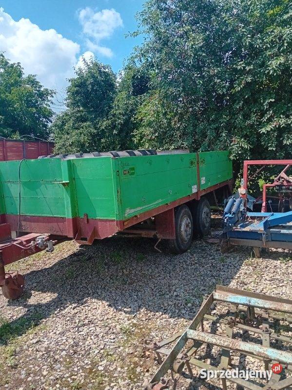 przyczepa dwuosiowa Tandem burty aluminiowe Oleszna