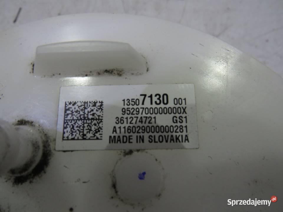 POMPA PALIWA PALIWOWA ASTRA K V 14 16V 13507130 ciężarowe