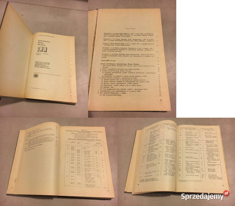 Systematyczny Wykaz Wyrobów SWW Tom IV Łęczyca